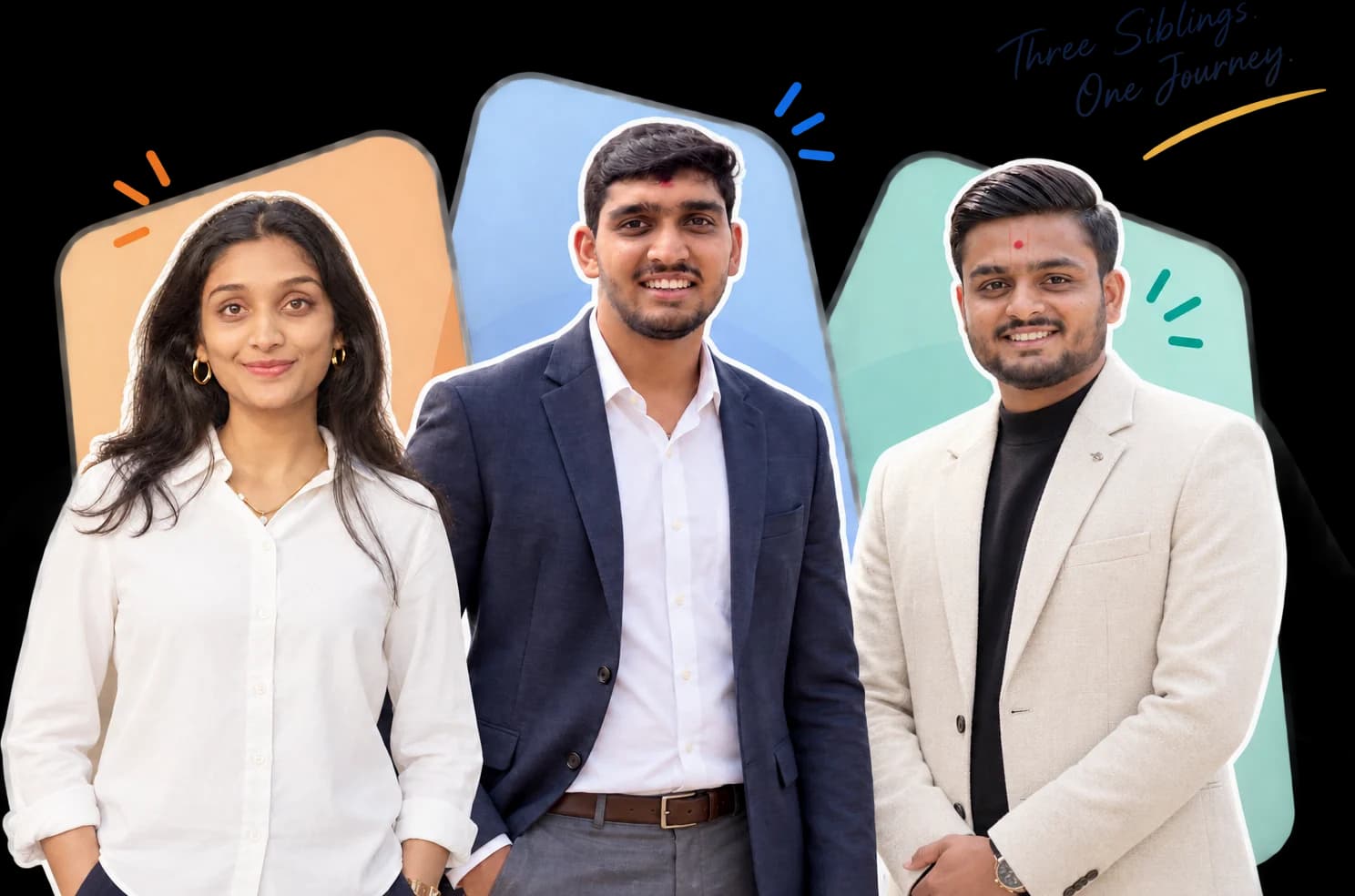 Fenal Kalathiya, Om Kalathiya and Kishan Kalathiya